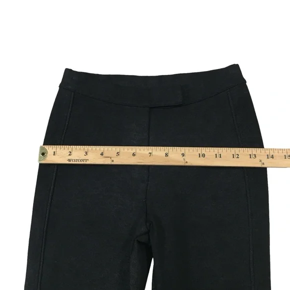 Armani Exchange Ponte Black Stretch Back Leg Zip Leggings - Women’s XS - Picture 5 of 15